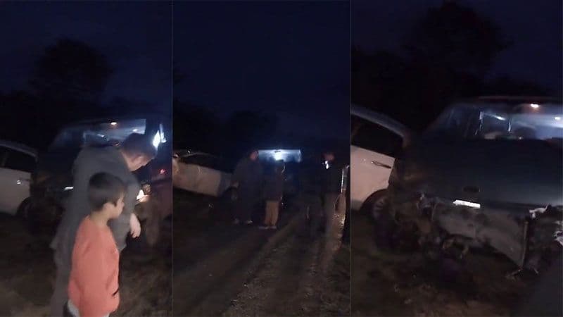 Bursa Orhaneli Yolu'nda Kaya Düşmesi: İki Araç Hasar Gördü