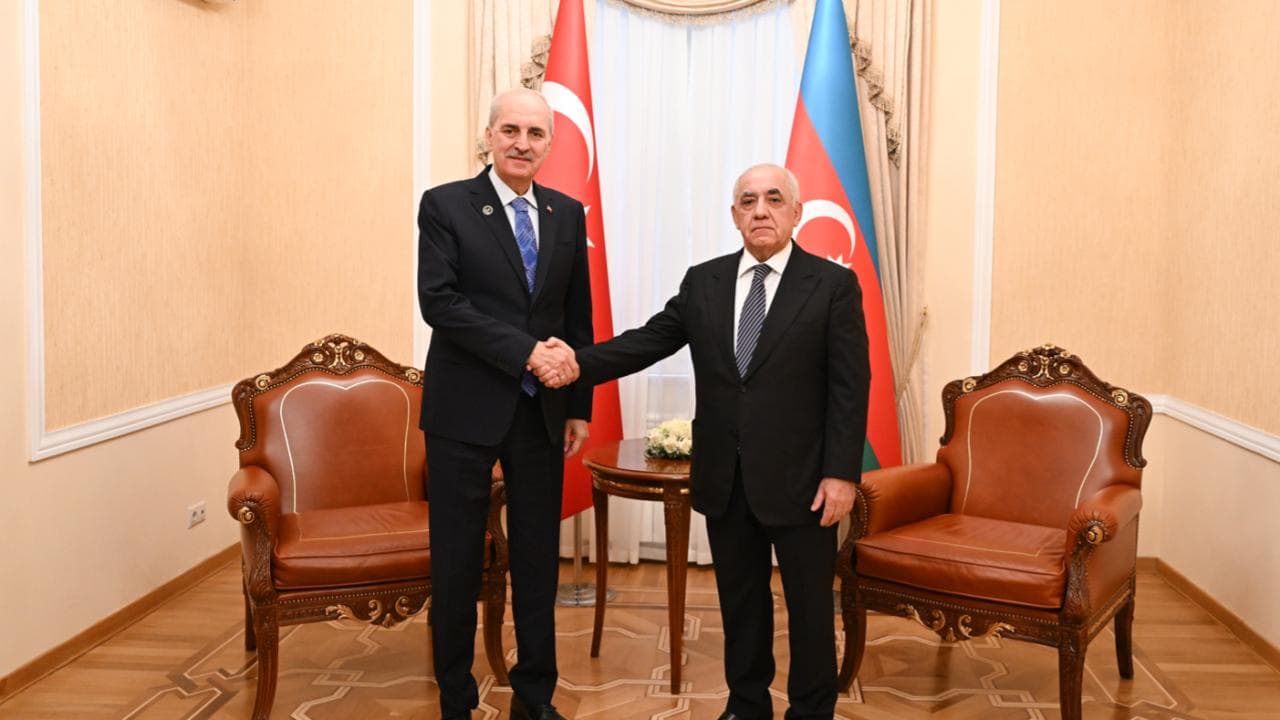 TBMM Başkanı Kurtulmuş, Azerbaycan Başbakanı Esedov ile İlişkileri ve Bölgesel Meseleleri Ele Aldı