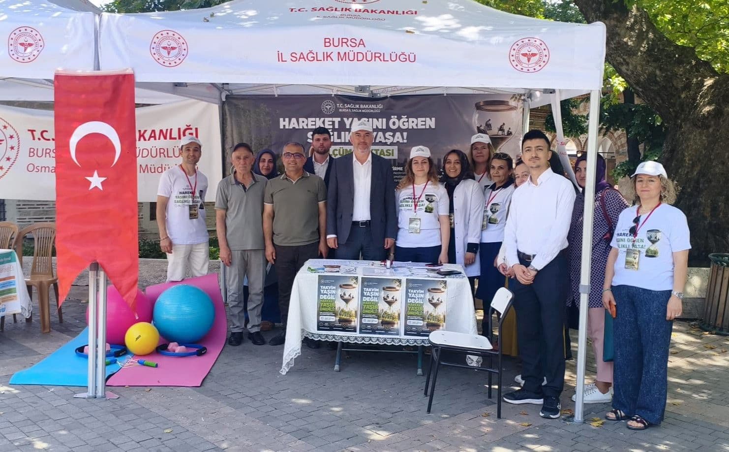 Bursa'da 'Hareket Yaşını Öğren' Kampanyasına Yoğun İlgi: 12 Bin 800 Kişiye Ölçüm Yapıldı