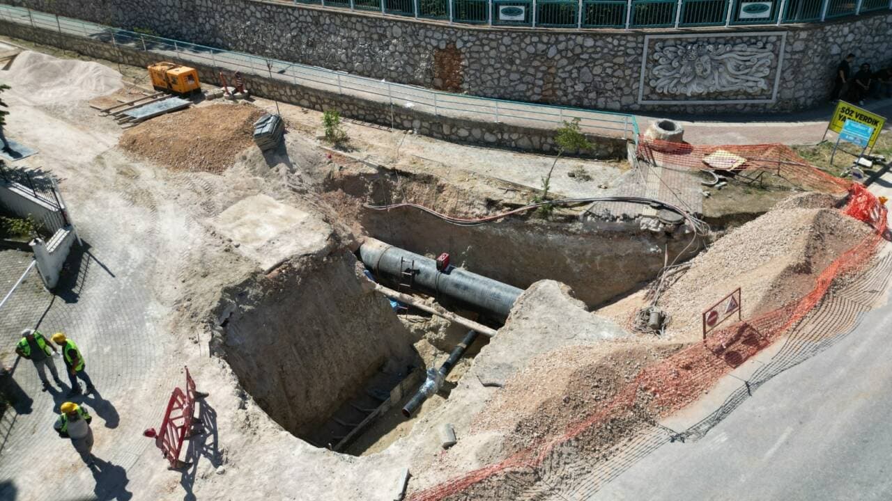 Bursa Nilüfer'de Üç Mahallenin Su Altyapısı Güçleniyor: Projenin Yüzde 70'i Tamamlandı
