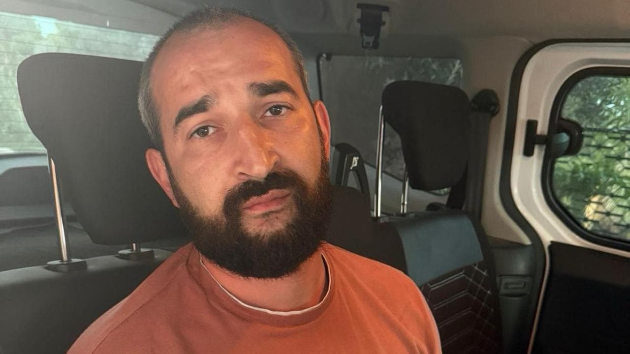 Interpol kırmızı bültenle aranan Ilkhan Seitkhalilov'un yakalandığı an, araç içinde