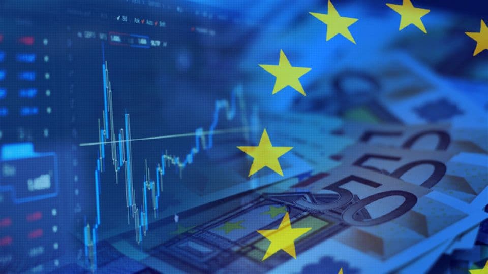 Euro Bölgesi yatırımcı güveni ve finansal piyasaları gösteren görsel.