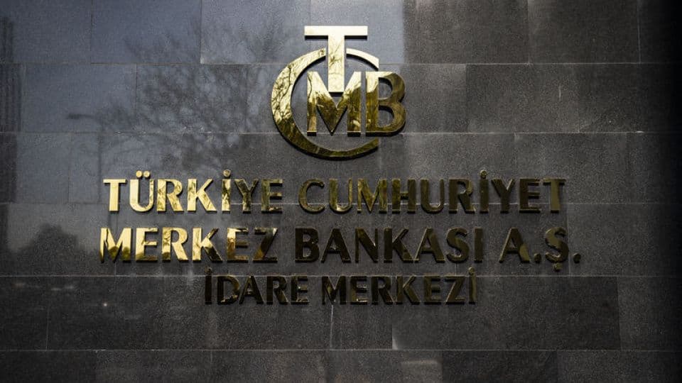 Türkiye Cumhuriyet Merkez Bankası binası logosu, faiz kararı beklentileri.