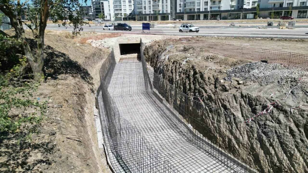 Bursa Nilüfer'de Altyapı Çalışmalarıyla Taşkın Riski Azalıyor