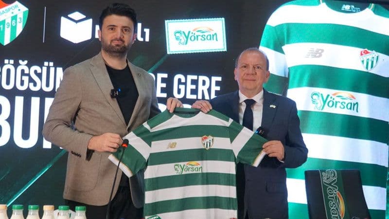 Bursaspor'un Yeni Göğüs Sponsoru Yörsan Oldu: 70 Milyon TL'lik Anlaşma