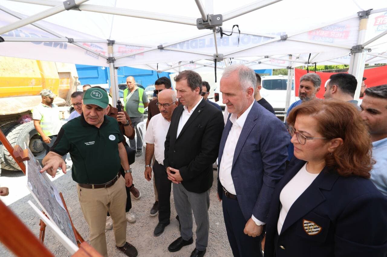 İnegöl'de Taşkın Kontrol ve Baraj Çalışmaları İncelendi