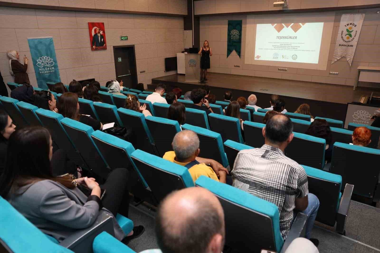 Nilüfer'de Gıda Güvenliği Semineri: Tarladan Sofraya Güvenilir Gıda Vurgusu