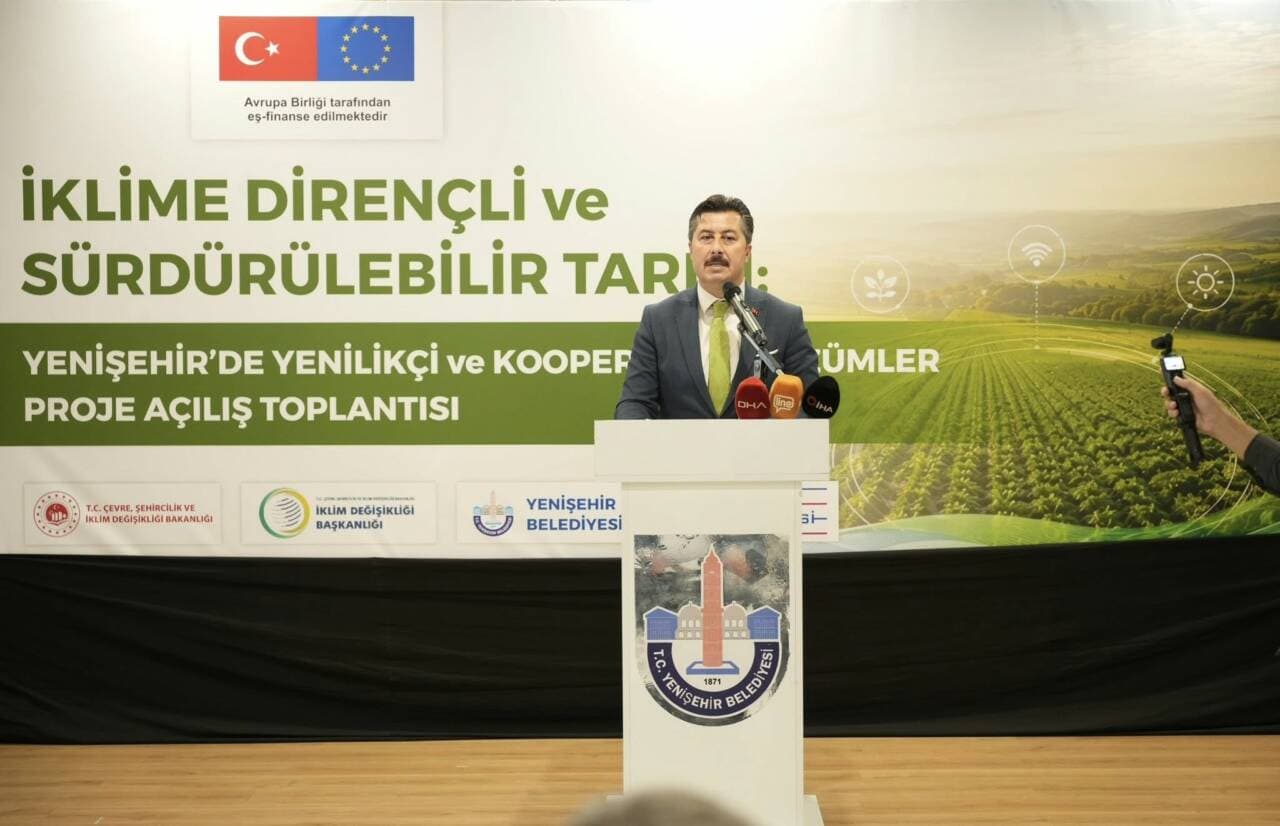 Bursa Yenişehir'de İklime Dirençli Tarım İçin 464 Bin Euro'luk Proje Hayata Geçirildi