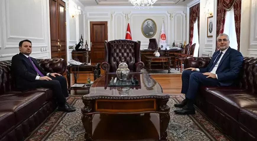 Adalet Bakanı Gürlek ve Çalışma Bakanı Işıkhan'dan işbirliği görüşmesi