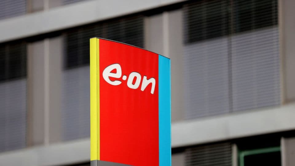Alman enerji şirketi E.ON'un logosu