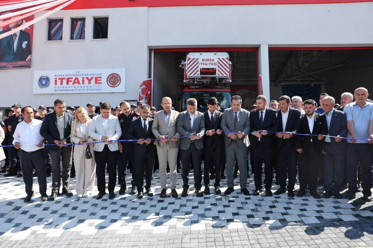 Büyükorhan'a modern itfaiye binası: Dağ yöresinde müdahale hızı artacak