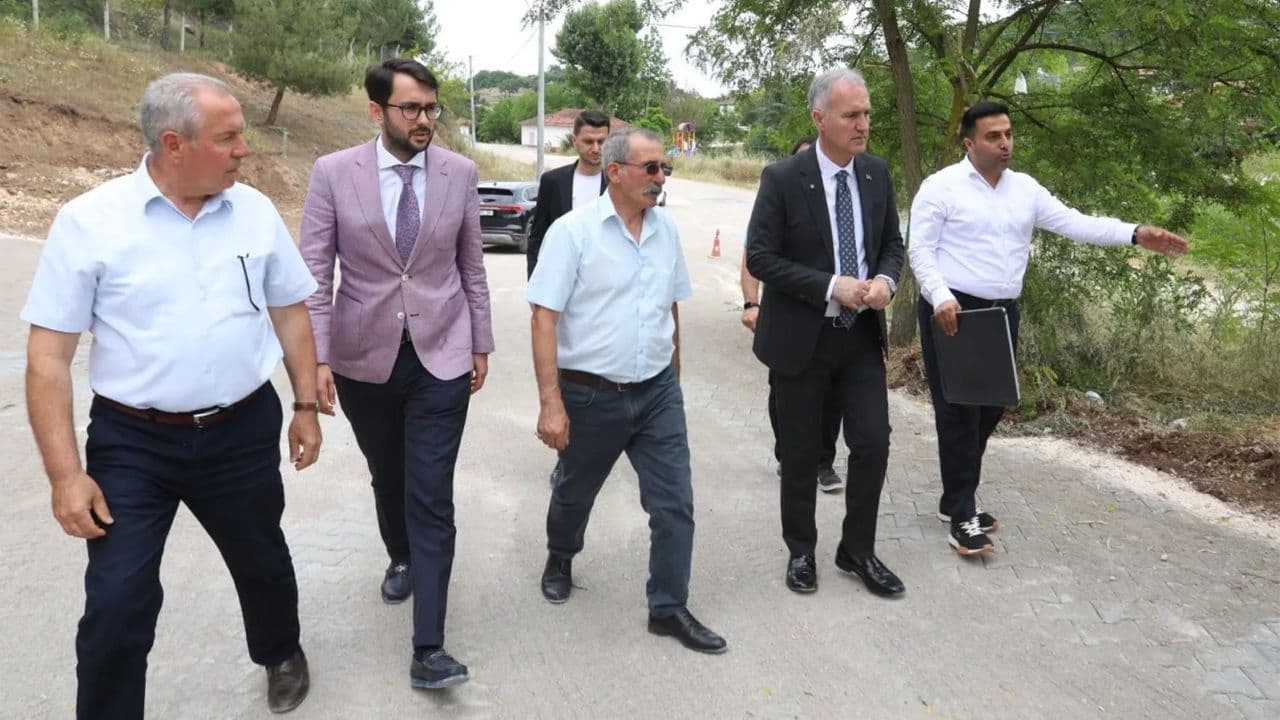 İnegöl Fındıklı Mahallesi'nde Parke Taş Çalışması Tamamlandı