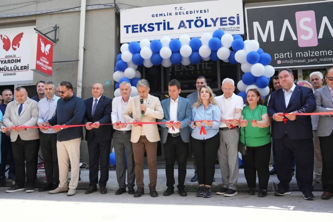 Gemlik'te Kadın İstihdamına Destek: Yeni Tekstil Atölyesi Açıldı