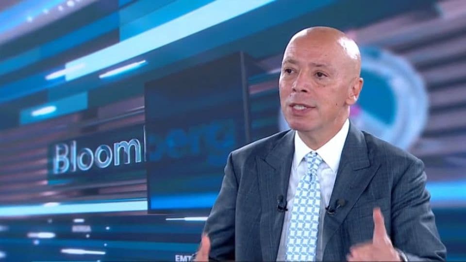 Azimut Portföy Genel Müdürü Murat Salar, Bloomberg HT yayınında konuşurken.
