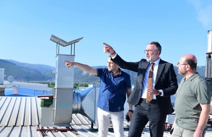 Bursa Kestel'de Sanayi Kaynaklı Hava Kirliliğine Karşı Yeni Sistem Devrede