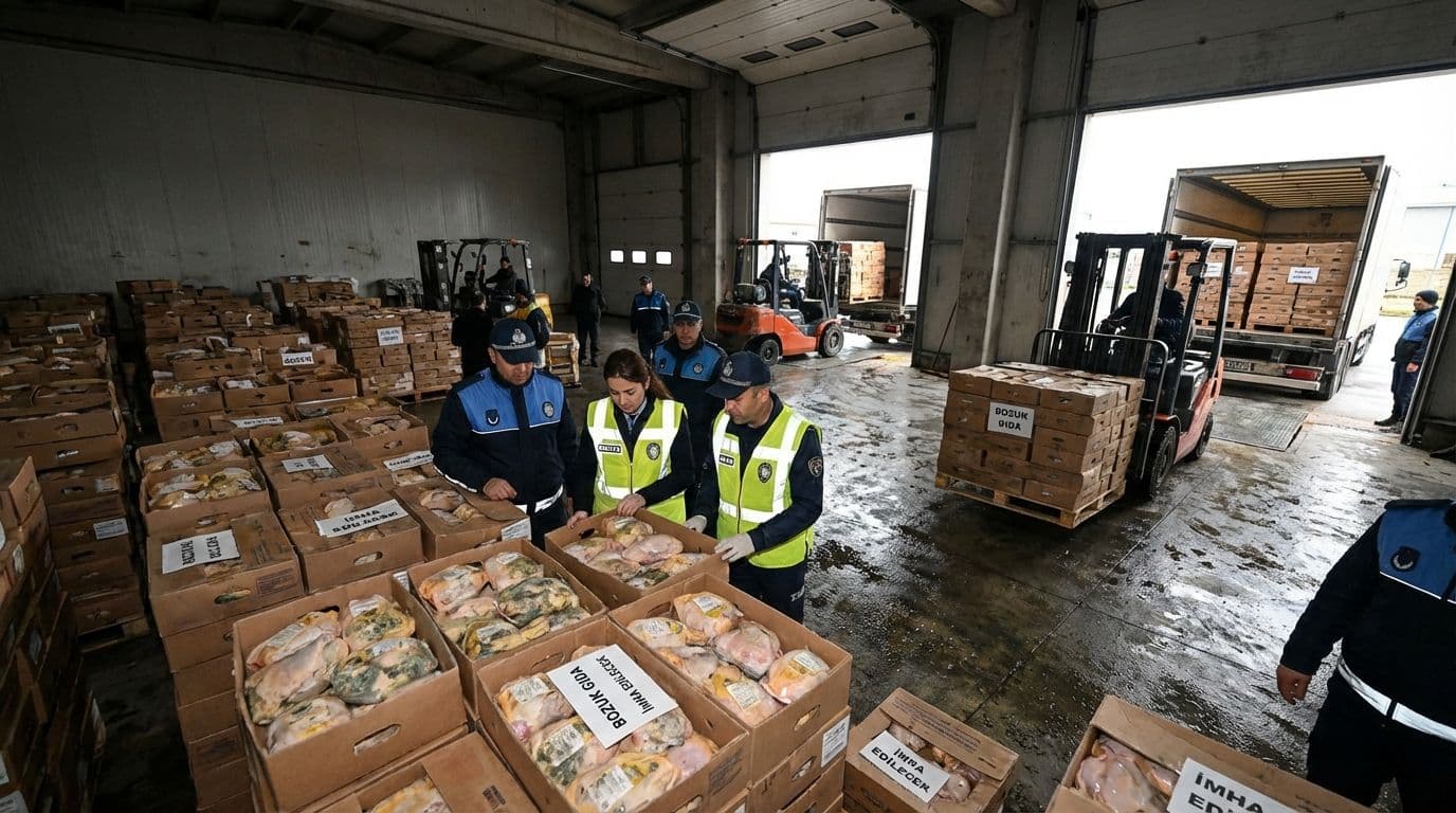 Şanlıurfa'da Dev Operasyon: 50 Ton Bozuk Tavuk İmha Edildi