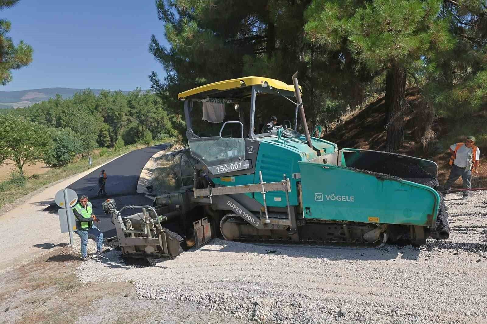 Bursa Büyükşehir, Orhaneli'deki Karagöz Mesire Alanı Bağlantı Yolunu Yeniledi