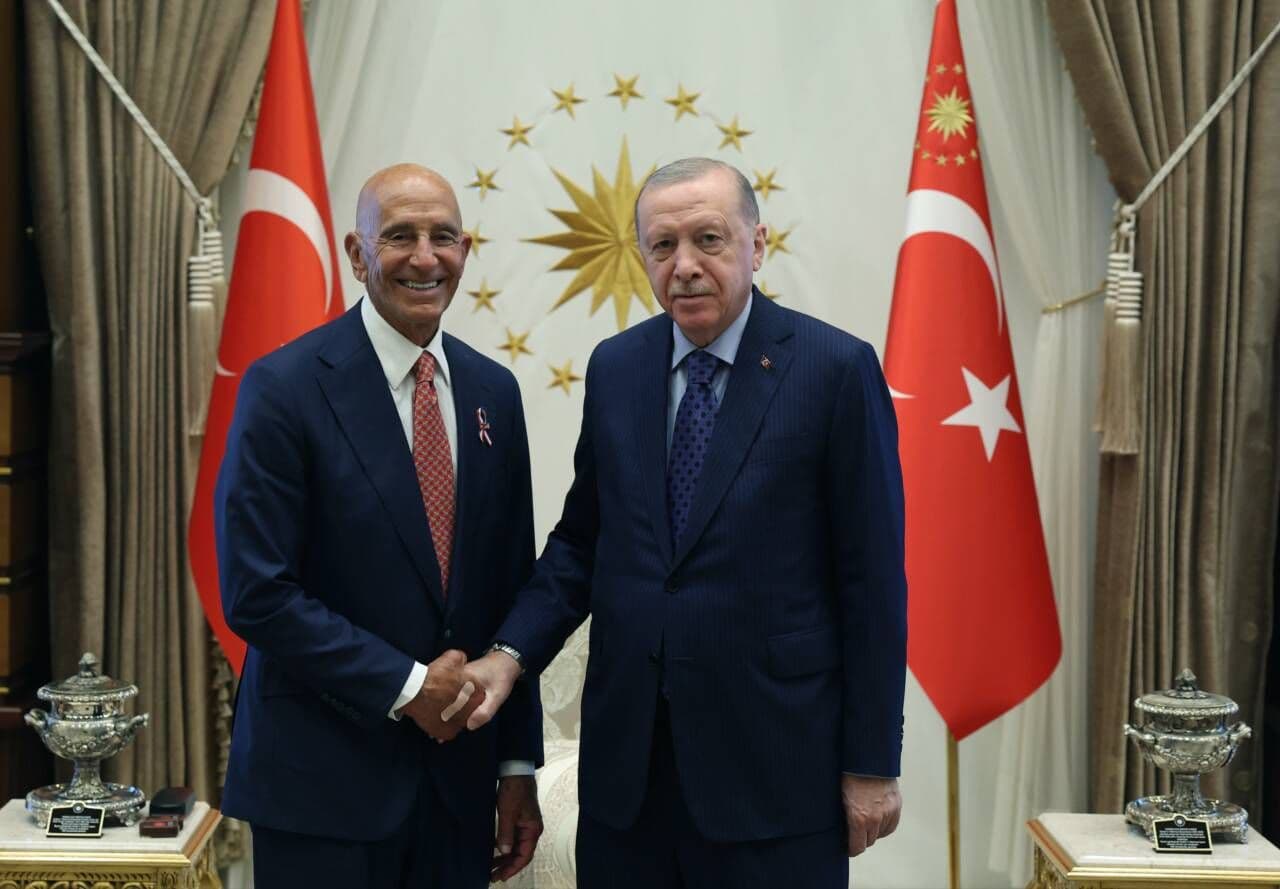 Cumhurbaşkanı Erdoğan, ABD Büyükelçisi Barrack'ı Kabul Etti
