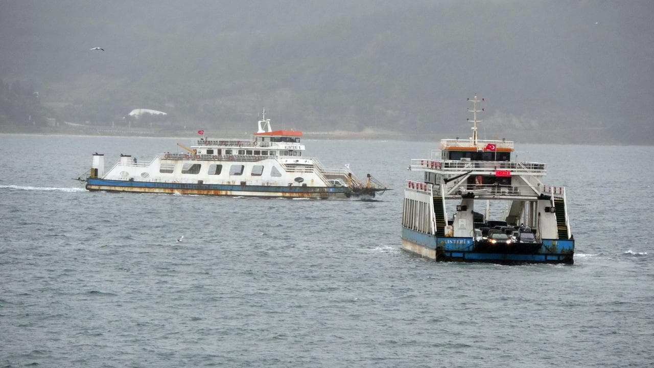 Bozcaada ve Gökçeada feribotları, olumsuz hava koşulları, iptal edilen seferler.