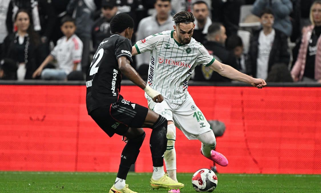 Konyasporlu Berkan Kutlu'dan Beşiktaş Maçı Sonrası Kupa Açıklaması: "Konyaspor'da Kupa Kazanmak Çok Özel Olur"