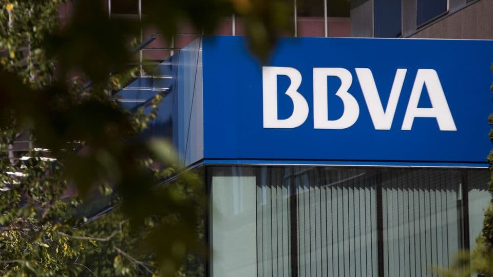 BBVA logosu, banka binası, ekonomi, finans