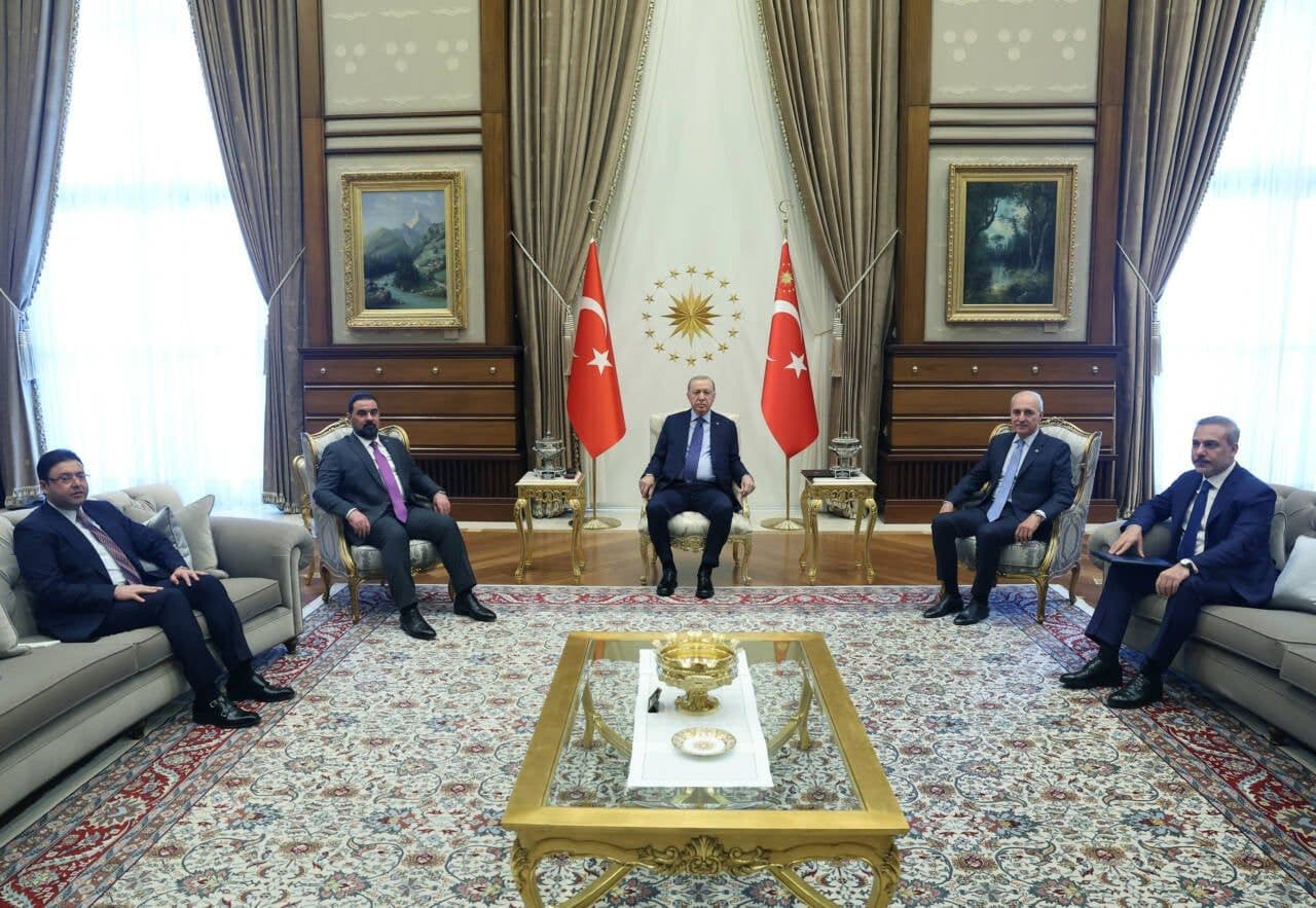 Cumhurbaşkanı Erdoğan, Irak Meclis Başkanı Halbusi'yi Kabul Etti