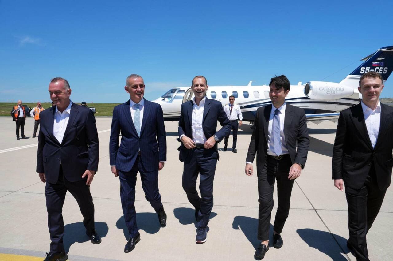 UEFA Başkanı Ceferin, Avrupa Ligi Finali İçin İstanbul'a Geldi