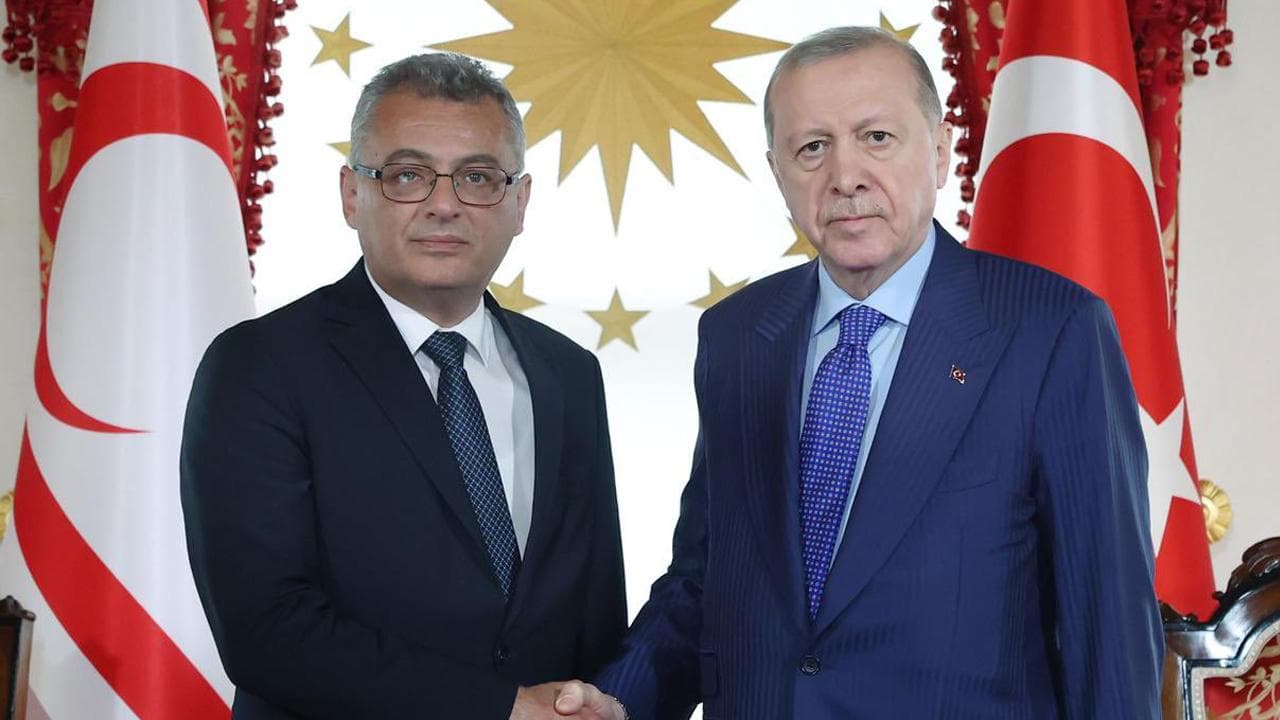 Cumhurbaşkanı Erdoğan ve KKTC Cumhurbaşkanı Erhürman'dan Önemli Kıbrıs Görüşmesi
