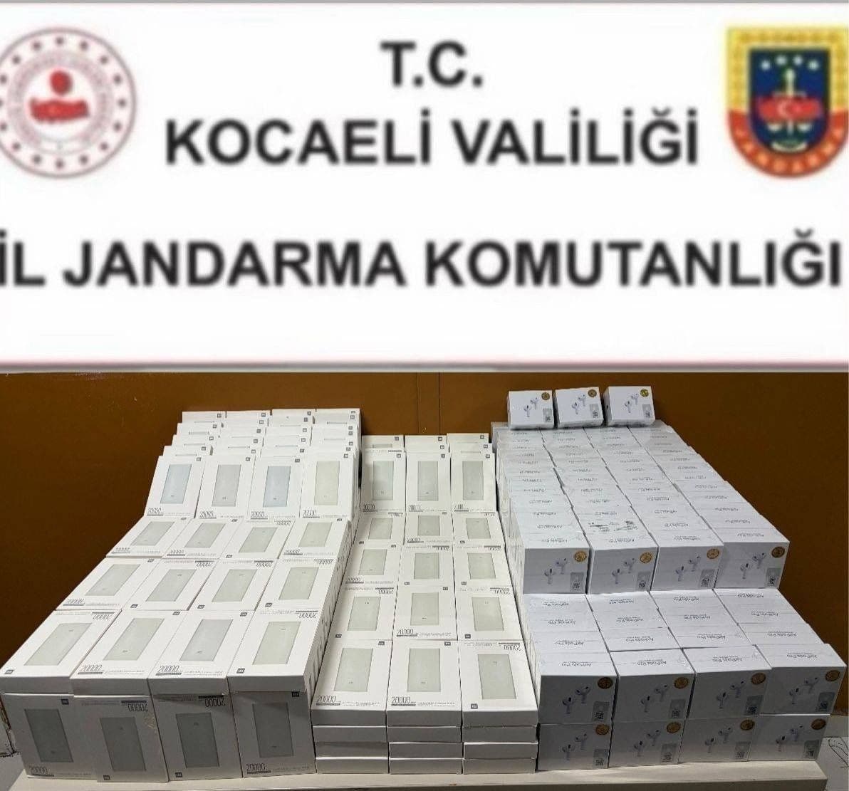 Kocaeli'de 4.4 Milyon TL Değerinde Kaçak Elektronik Ürün Ele Geçirildi