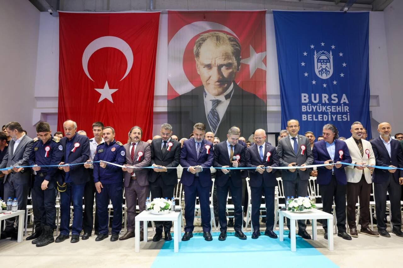Bursa'nın 32. İtfaiye İstasyonu Barakfakih OSB'de Hizmete Girdi