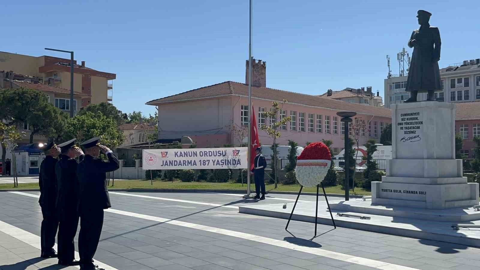 Jandarma Teşkilatı'nın 187. Kuruluş Yıl Dönümü Çanakkale'de Kutlandı