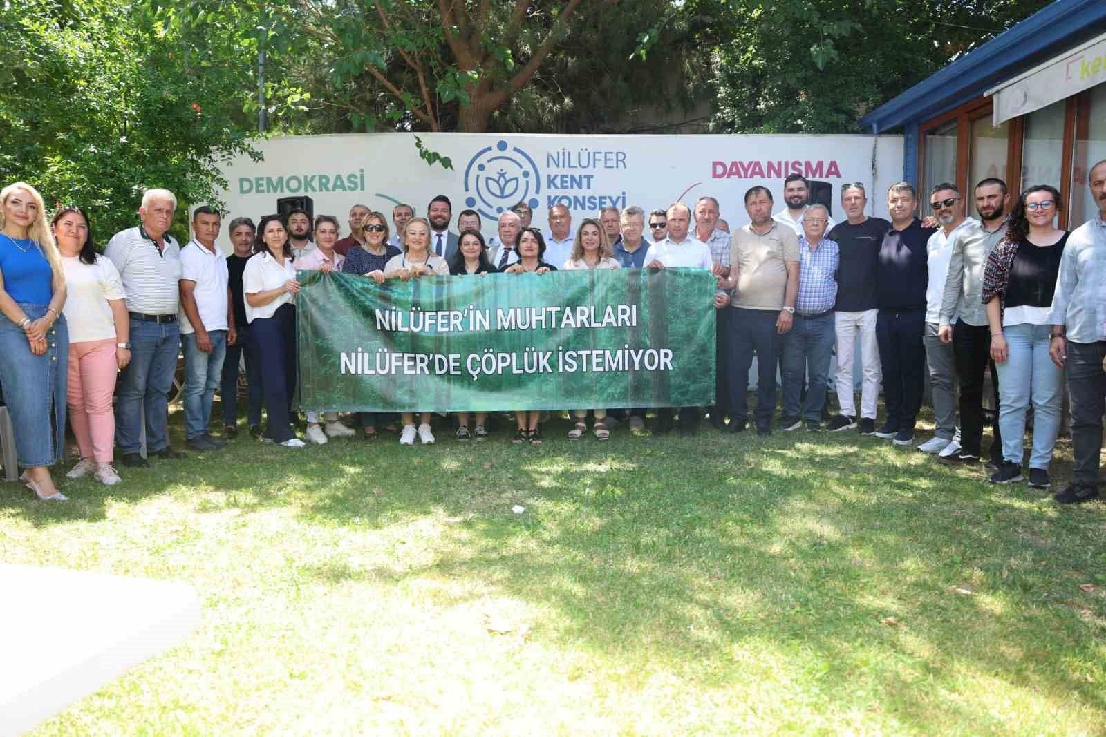 Nilüfer'de Katı Atık Tesisi Kararına Ortak Tepki: 'Çöplük İstemiyoruz'