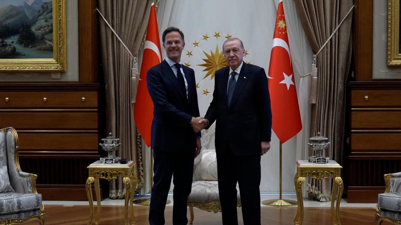 Cumhurbaşkanı Erdoğan, NATO Genel Sekreteri Rutte ile Külliye'de Görüştü