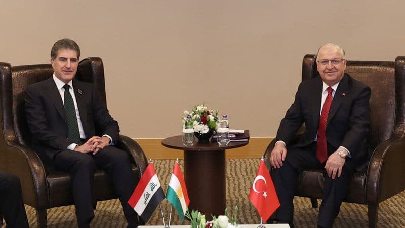 Milli Savunma Bakanı Yaşar Güler, IKBY Başkanı Neçirvan Barzani ile görüştü