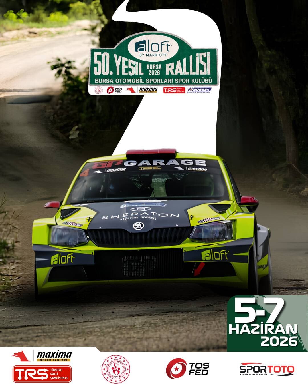 50. Yeşil Bursa Rallisi İçin Geri Sayım Başladı: Yarım Asırlık Heyecan Bursa'da