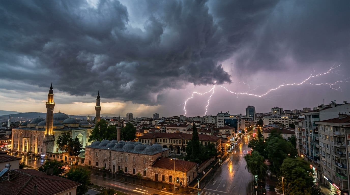Bursa'da Kuvvetli Yağış Uyarısı: Valilik'ten 6 İlçe İçin Alarm