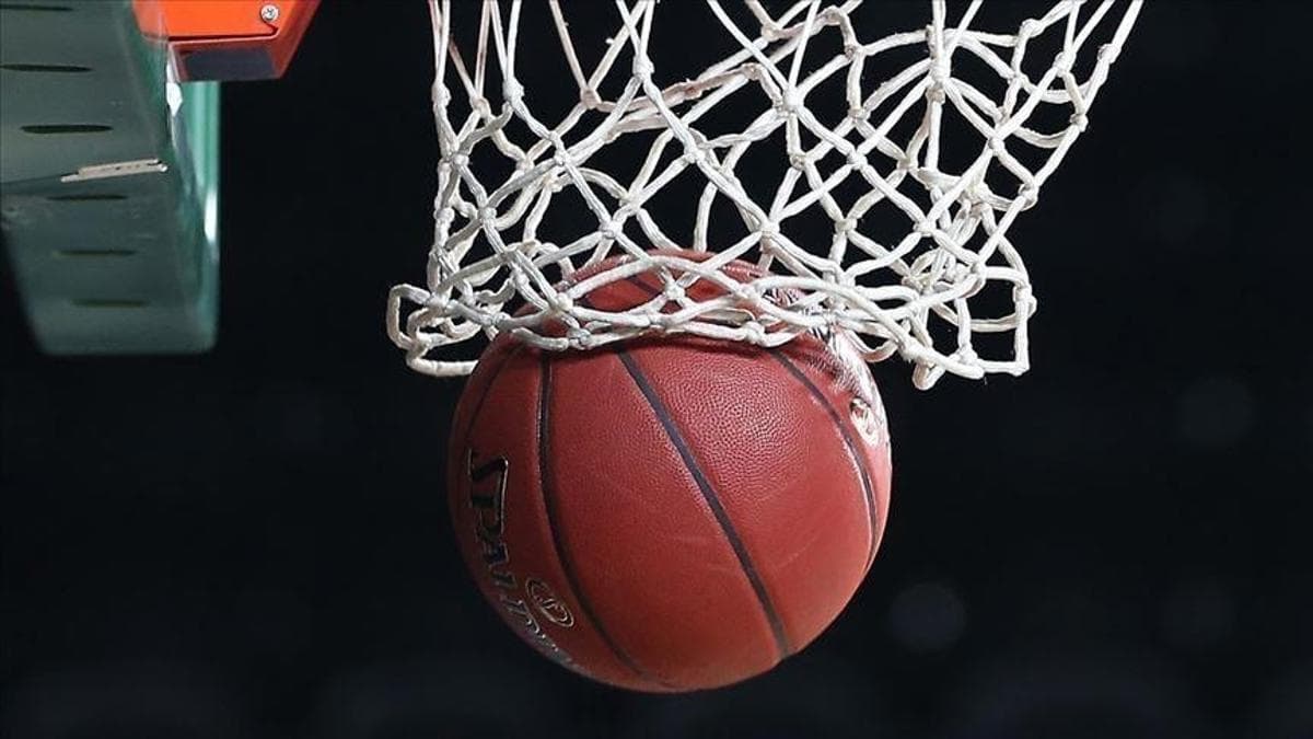 Basketbol potasına giren top