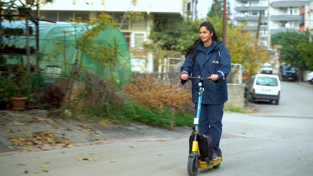 PTT'den Elektrikli Skuterlerle Milyonlarca Kilometre ve Büyük Tasarruf