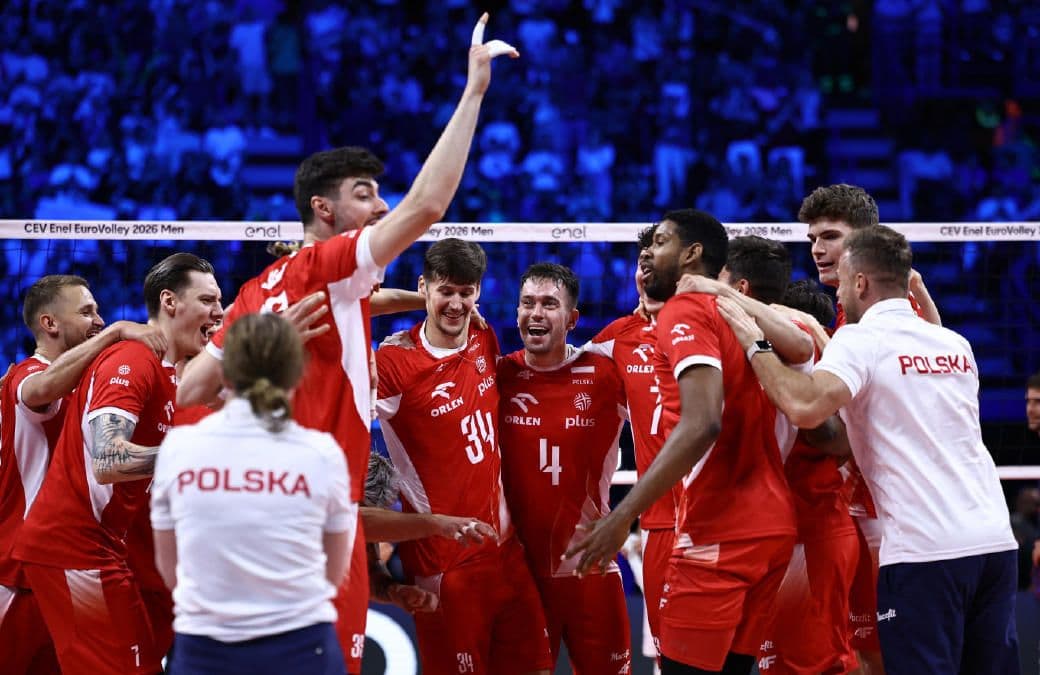 Polonya Voleybol Milli Takımı CEV Avrupa Şampiyonası'nda şampiyonluk sevinci yaşıyor.