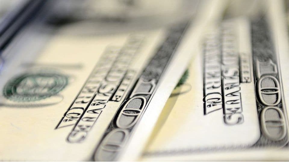 ABD doları banknotları yakın çekim