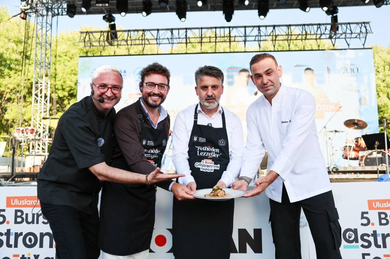 Bursa Gastronomi Festivali'nde Ünlü Şeflerden Yerel Lezzetlere Yaratıcı Dokunuş