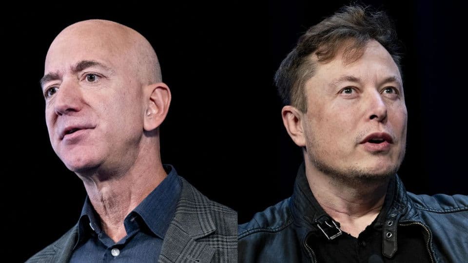 Jeff Bezos ve Elon Musk, uydu pazarındaki rekabet.