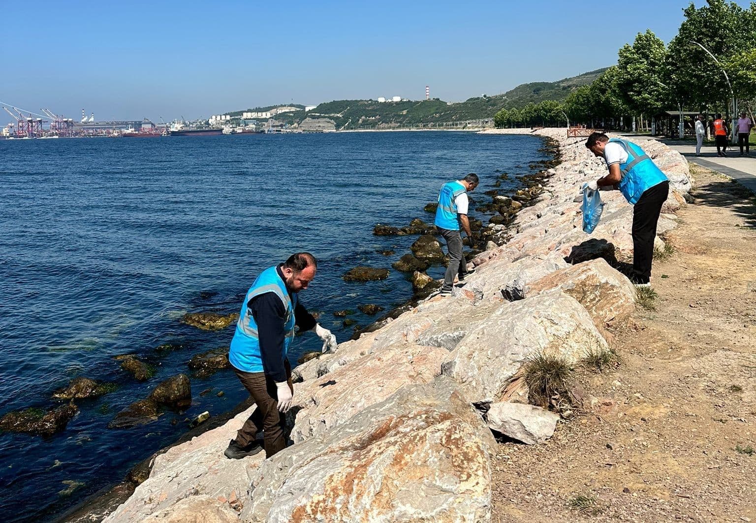 Dilovası'nda Marmara Denizi İçin Kapsamlı Sahil Temizliği Yapıldı