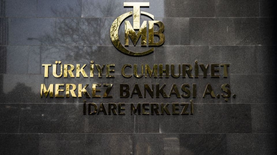 Türkiye Cumhuriyet Merkez Bankası (TCMB) binası tabelası