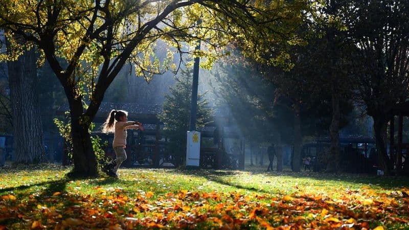 Bursa'da eylül ayının ilk haftasında rüzgarlı ve güneşli hava.