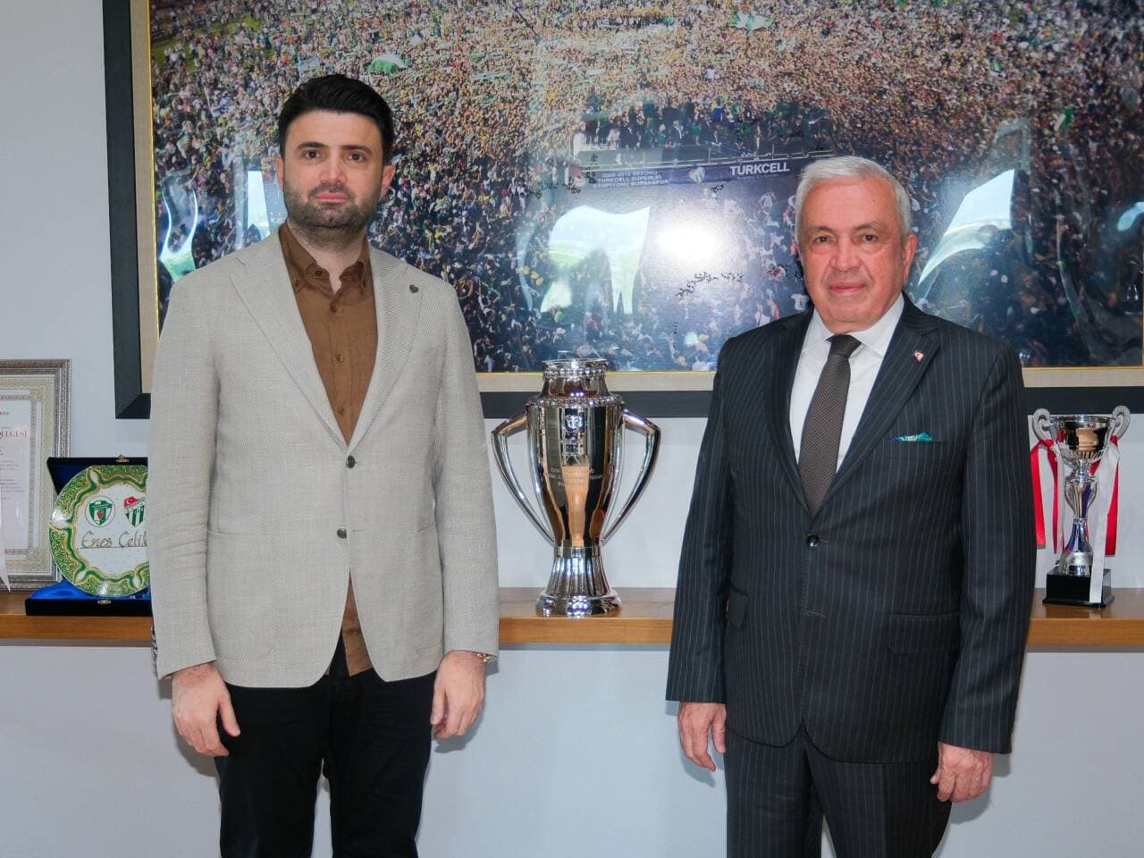 Nilüfer Belediye Başkanı Şadi Özdemir'den Bursaspor'a Ziyaret