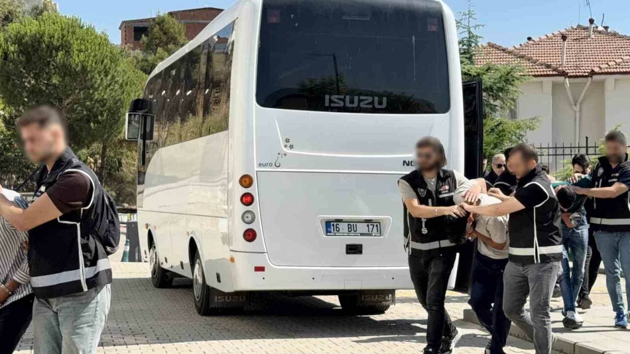Bursa Orhangazi'deki 'Daltonlar' Soruşturmasında 7 Tutuklama