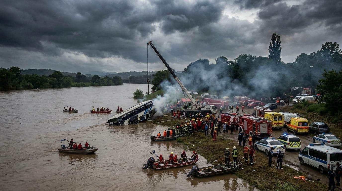 Bangladeş'te Yolcu Otobüsü Nehre Düştü: Çok Sayıda Can Kaybı