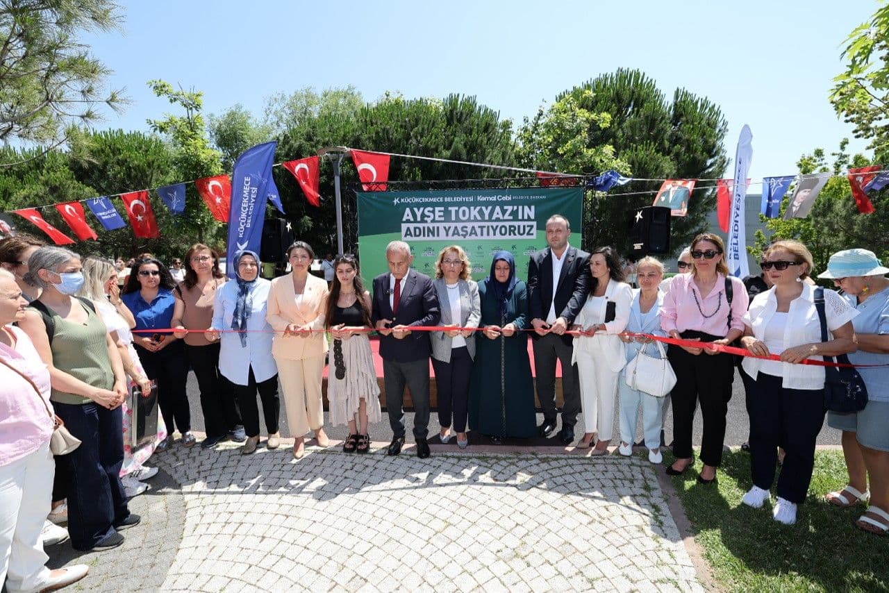 Küçükçekmece'de Ayşe Tokyaz Anısına Park Açıldı: Kadına Şiddete Karşı Mücadele Vurgusu