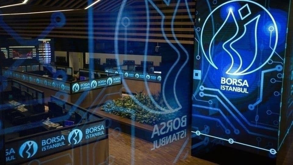 Borsa İstanbul işlem salonu ve logosu, finans piyasaları.